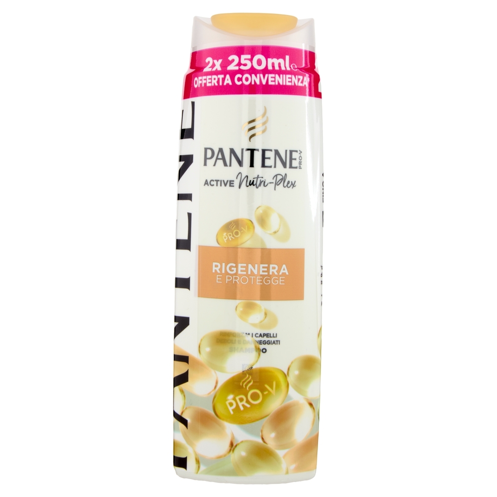 Pantene Pro-V Rigenera e Protegge Shampoo Active Nutri-Plex 2 x 250 ml